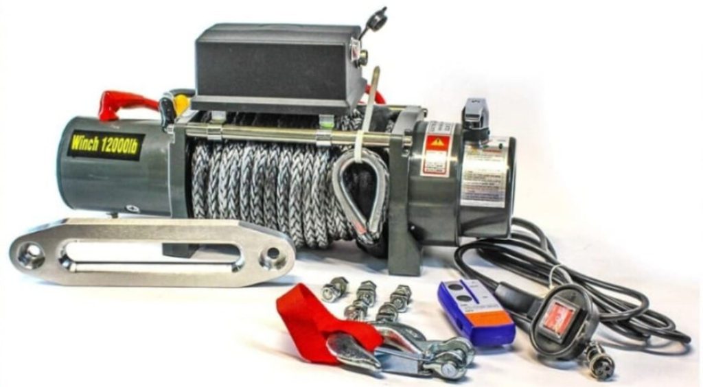 Electric winch and wire rope lifting equipment for industrial use