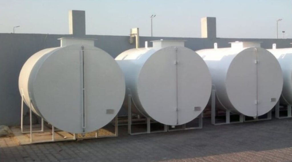 MS and SS industrial storage tanks fabricated and erected on site
