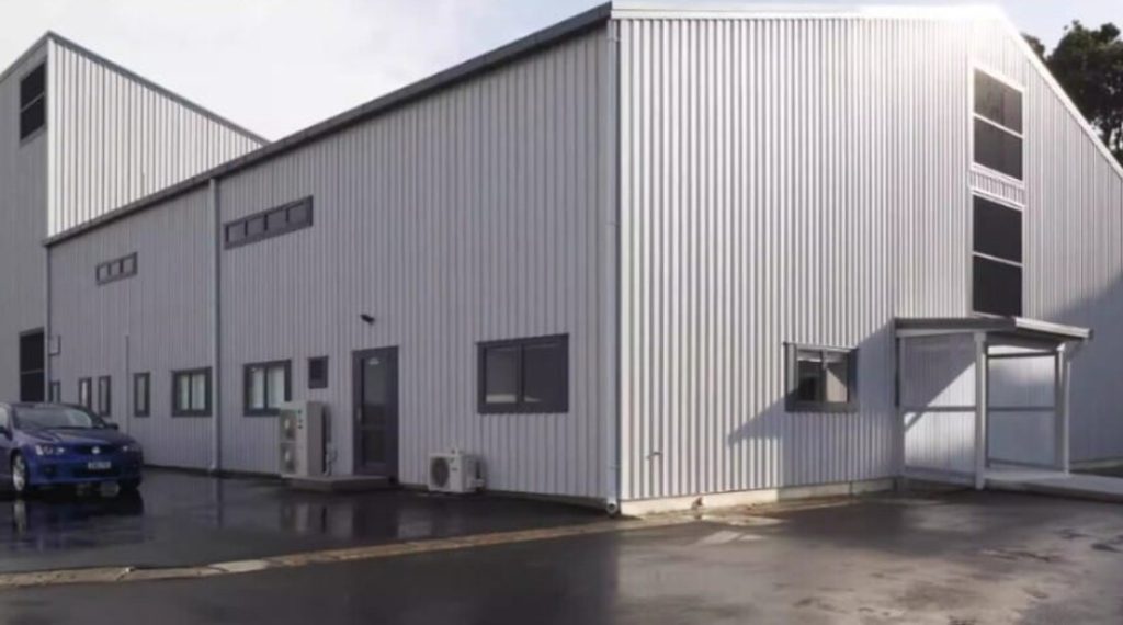 Prefabricated clear span warehouse shed fabricated and erected by SG