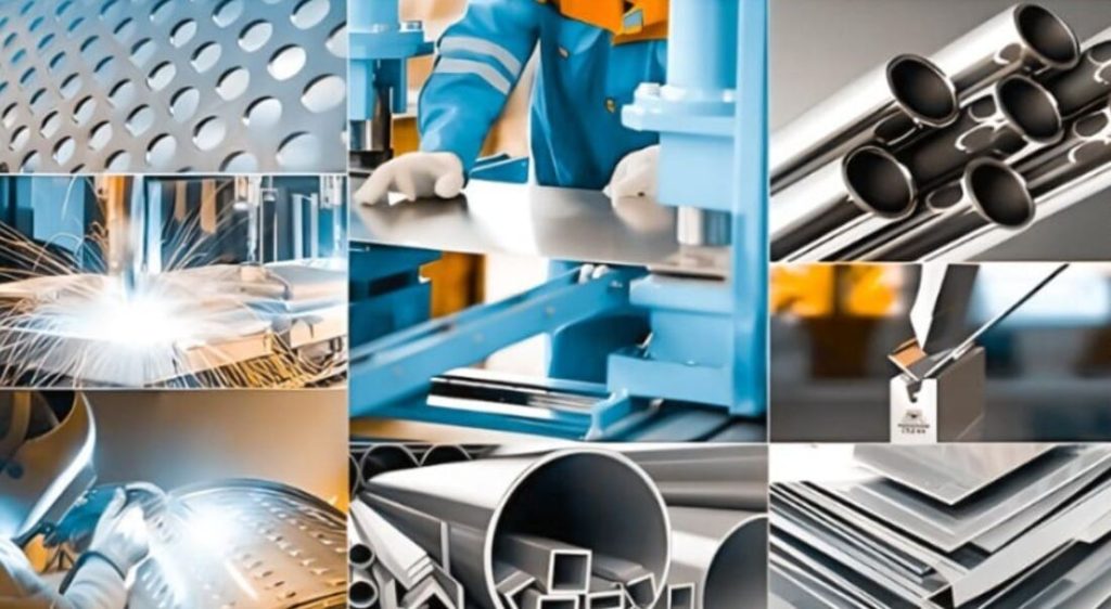 Steel structure fabrication and welding in the SG workshop
